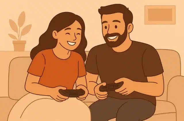 playing game together