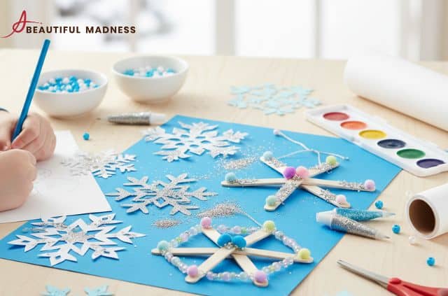 snowflake kids art