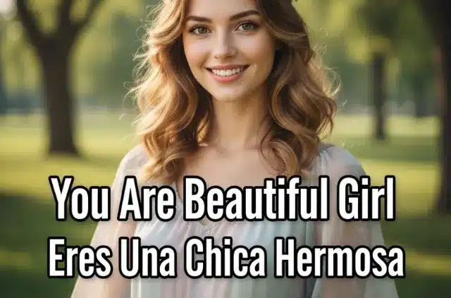 How to say you are beautiful in spanish