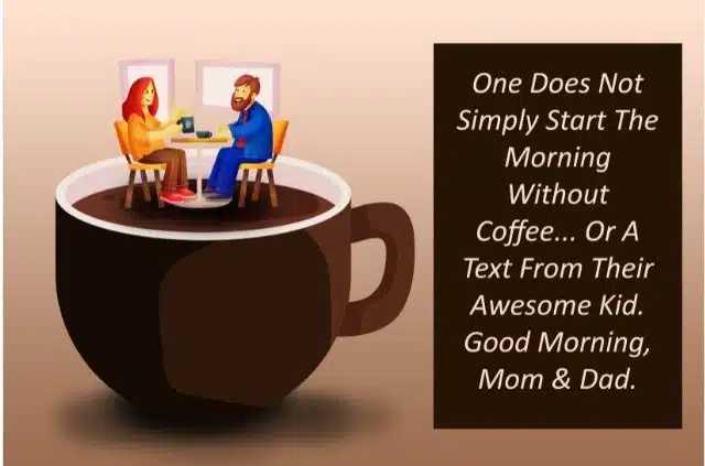 good morning meme for mom and dad