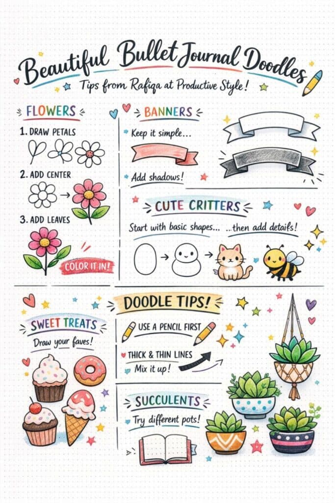 easy-bullet-journal-doodles-for-beginners