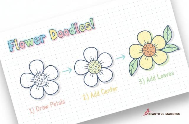easy-flower-doodles-for-bullet-journal