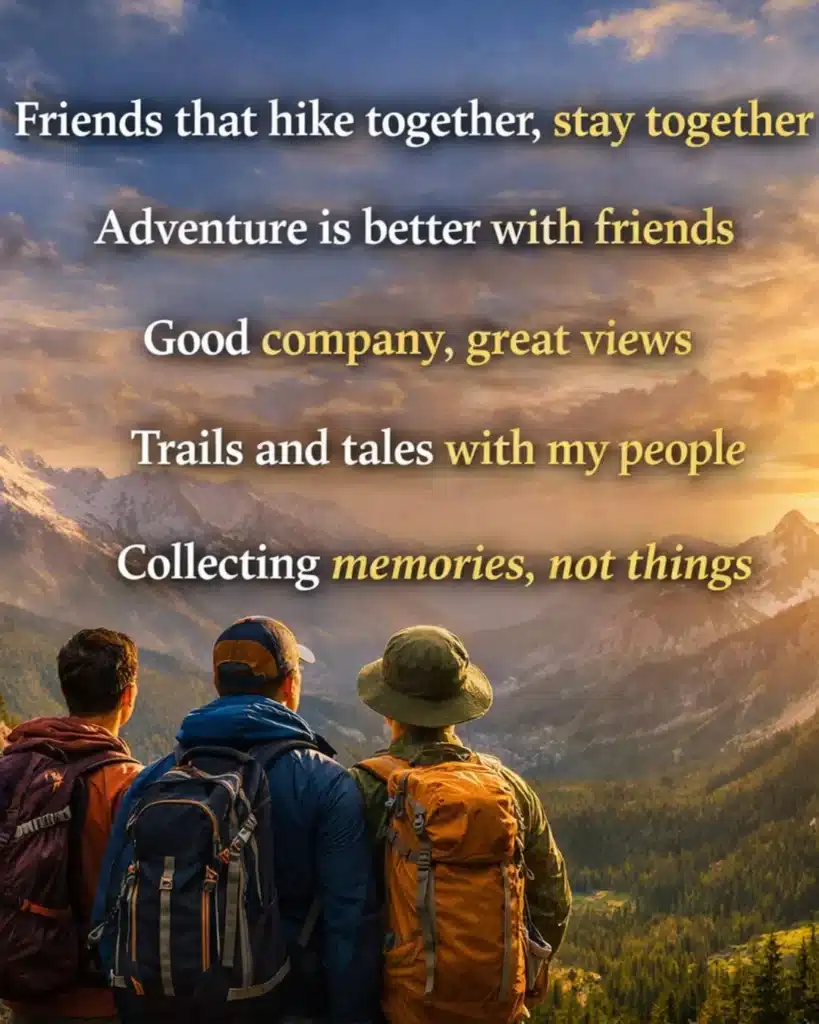 hiking-captions-with-friends