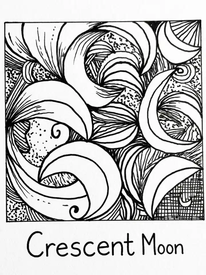 crescent-moon-zendoodle-pattern