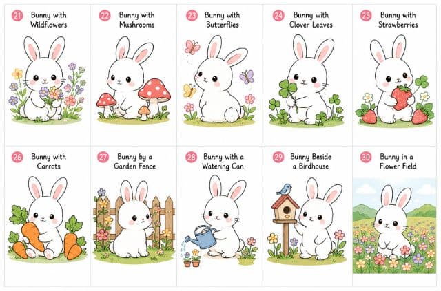 bunny-and-nature-doodles