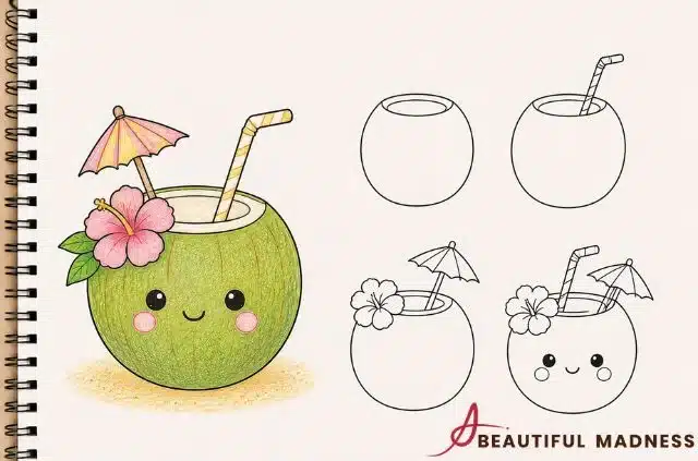 coconut-drink-summer-doodle-ideas