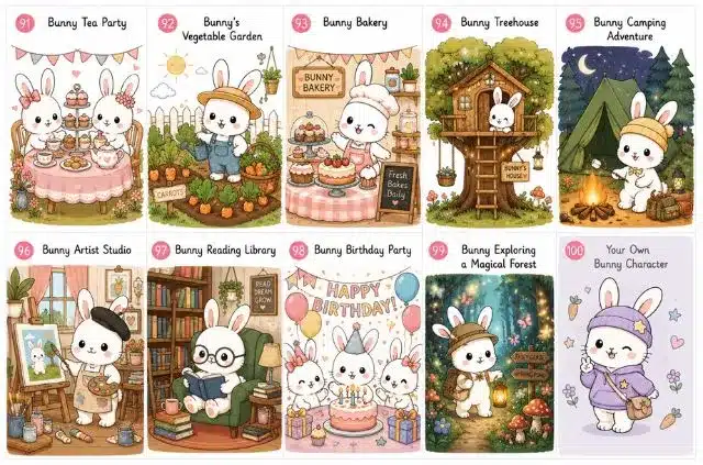 creative-bunny-scene-doodle-ideas