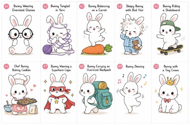 funny-bunny-doodle-ideas