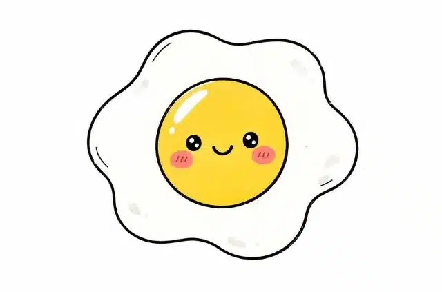 kawaii-fried-egg-doodle-smiling-face