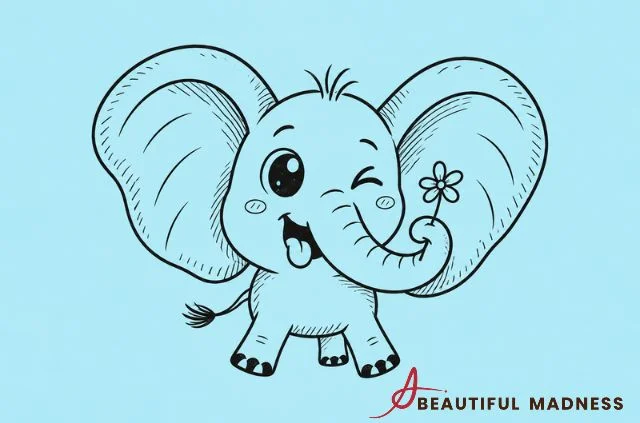 elephant-doodle