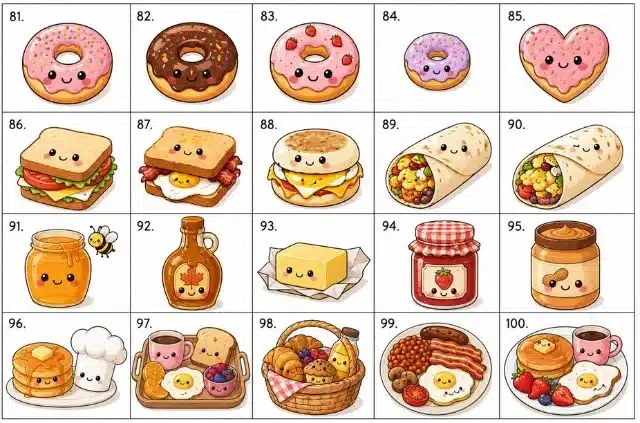 fun-donut-and-breakfast-food-doodle-ideas