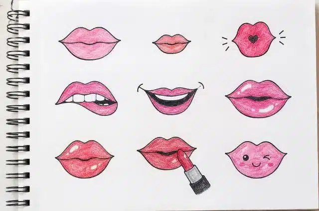 lips-doodle-ideas