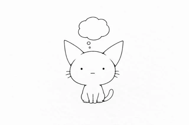 cat-doodle-with-a-completely-empty-brain