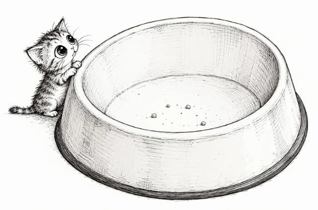 tiny-cat-with-a-huge-food-bowl